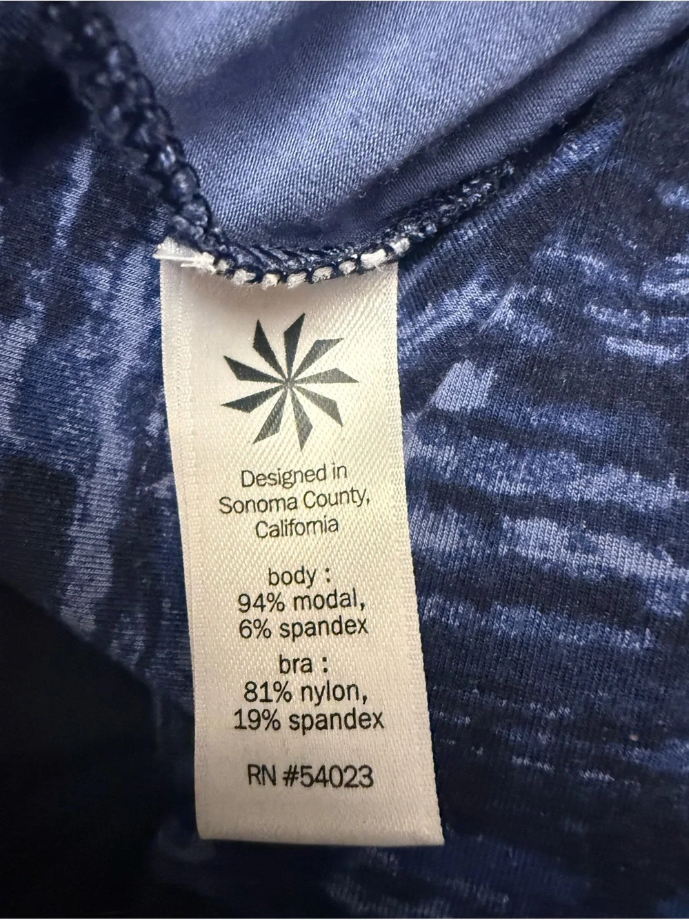 Athleta Navy Space-Dye Drawstring Maxi Dress size medium